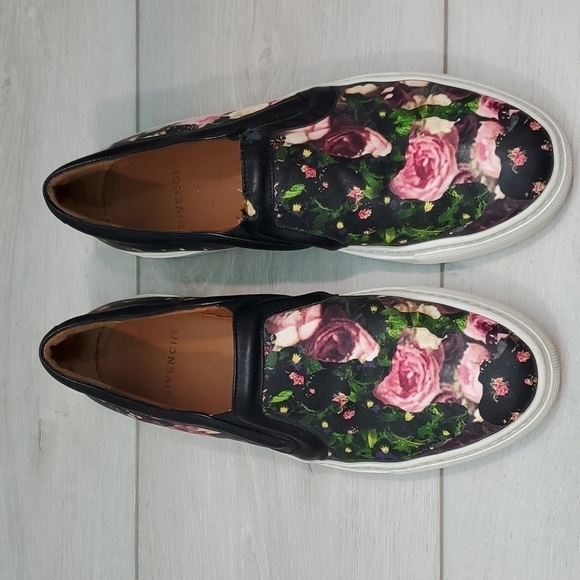 Givenchy Women Floral Skip On Slide Sneakers Made in Italy shoes sz 36/5.5 - Picture 4 of 16